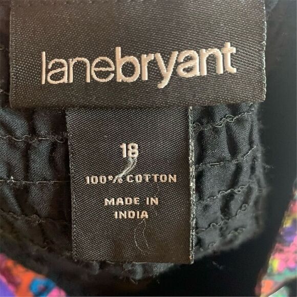 Lane Bryant Women's Size 18 Boho Paisley Print long tank tunic Multicolor - Picture 5 of 8